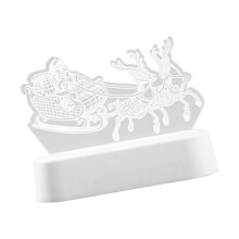 Leuchtende Acryl-Weihnachtsfiguren-Licht-LED-beleuchtete-Typ C