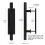 Black Stainless Steel Vintage Barn Door Handle 2