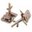 2x Siebdruck-Metall-Scharnierklemme DIY 3
