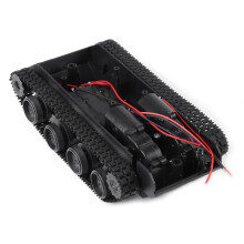 Lightweight Shock Absorbed Plastic Tank Chassis DIY Kit 130 Motor 3-7V