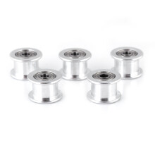 5x Alu-Zahnriemen-Riemenscheibe W6mm 16T Bohrung 3