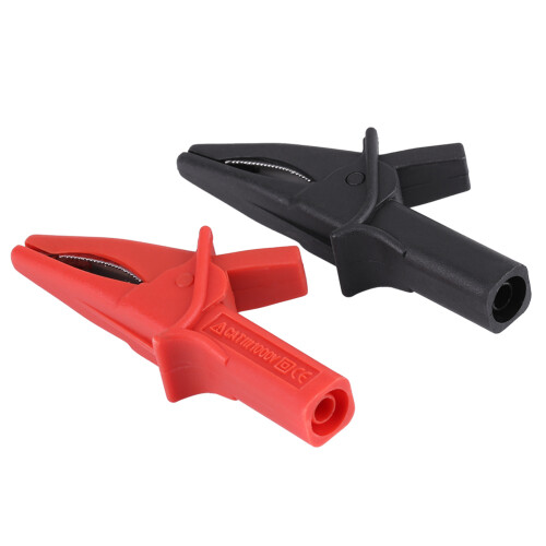2pcs DSO3064 HT18A Dolphin Gator Clips Red Black for Oscilloscope 2