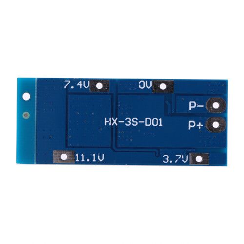 3-Serie 11.1V Li-Ion 18650 Akku BMS-Board 1