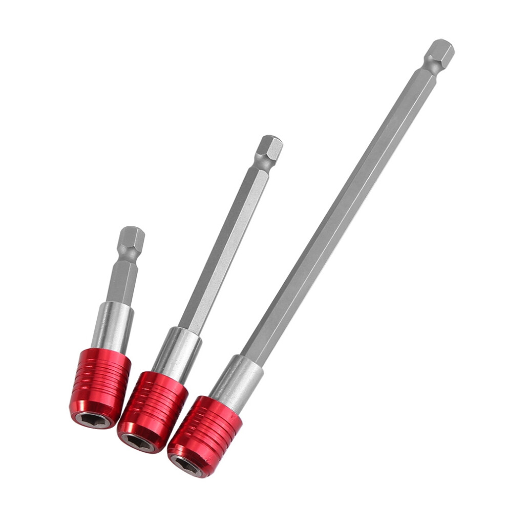 60/100/150Mm 6.35Mm Hex Shank Screwdriver Extension Bit Holder (Red) 323163258645