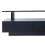 Black Coffee Table with LED Lighting & Storage 8