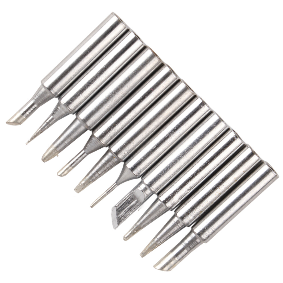 Lead Free Copper Solder Iron Tips 900M-T For Rework Station (10 Tips) 323163259185