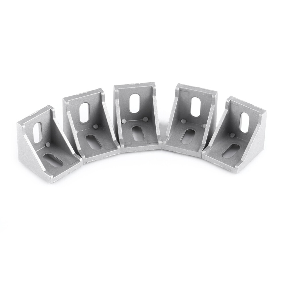 5Pcs Aluminum Alloy L Shape Corner Bracket 40X40mm 323163259376