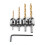 Countersink Drill Bit 4pcs 3-6mm Round Shank Hex Key 1