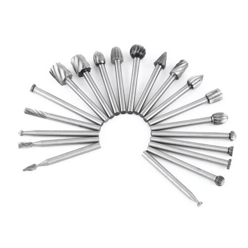 20x HSS-Burr-Set 1/8" Schaft für Holz