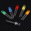 200 Stk 5mm LED Gelb Rot Blau Grün Orange Set 5