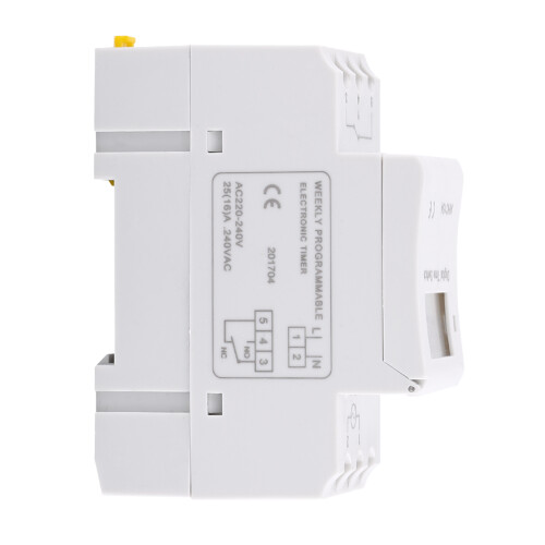 LCD-Wochenprogrammierbarer Relais-Timer 16 Ein/Aus 12V 2