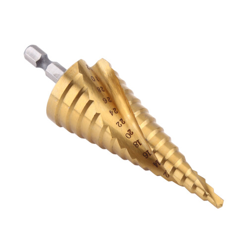 HSS-Stufenbohrer mit Ti-Beschichtung 4-32mm 1