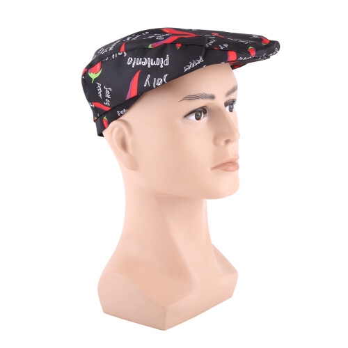Chef Hat Kitchen Cook Duckbill Beret Golf Caps Hot Pepper 1