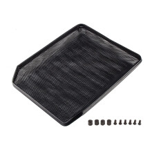 Büro-Sortierer Metallgitter-Fächer Schwarz Organisator