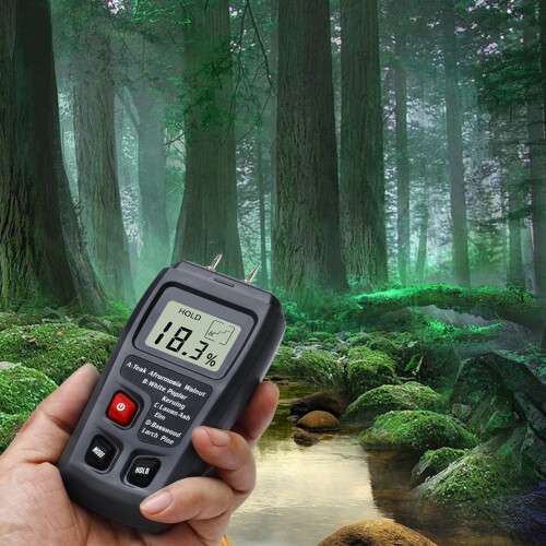 Handheld Digital-LCD Holzfeuchtigkeitsmesser Tester Sensor 1