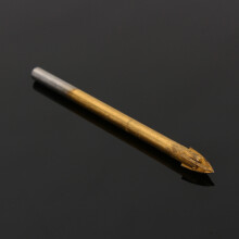 4tlg. Karbid-Glasbohrer 5mm Titanbeschichtet