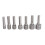 14-tlg. Power-Nietendreher-Bit-Adapter nichtmagnetisch Hex 1