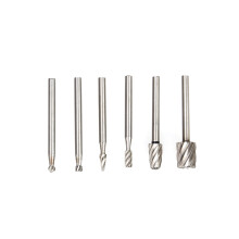 6tlg. HSS Fräser-Set 3,17-8mm für Drehwerkzeuge