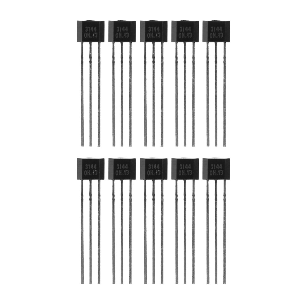 10Pcs A3144 3144E Oh3144e Hall Sensor To-92Ua 3Pin Sip 323163264523