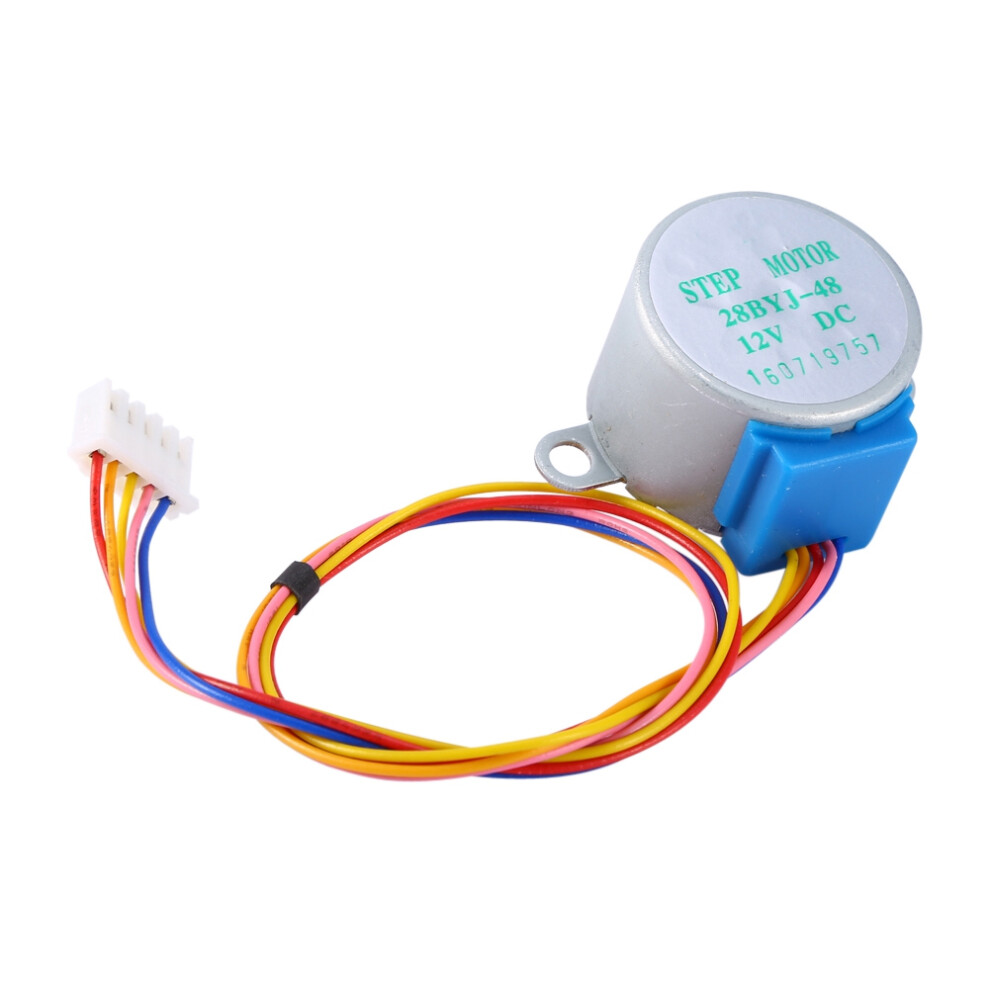 1X 12V 4-Phase 5-Wire Stepper Motor 28Byj-48-12V For Diy Project 323163264660