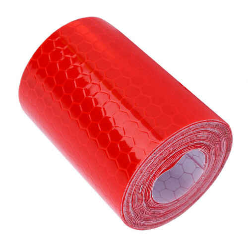 Fluorescent Warning Tape Reflective Adhesive Safety Strip 2