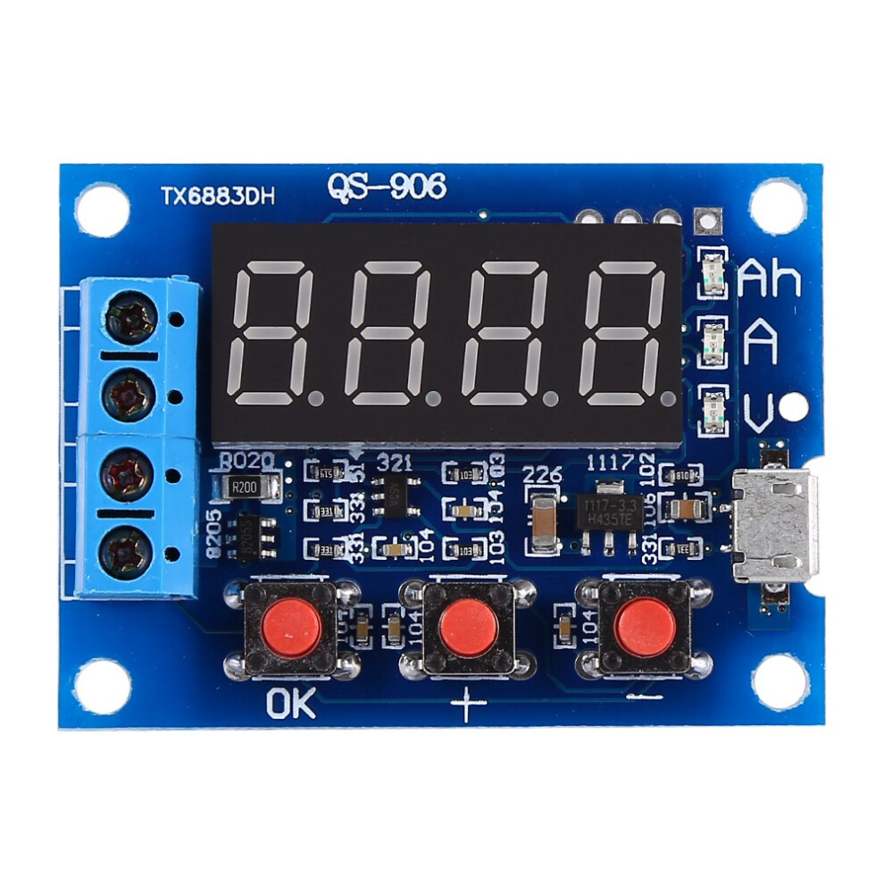 Micro Usb 18650 Lithium Battery Tester 323163264738