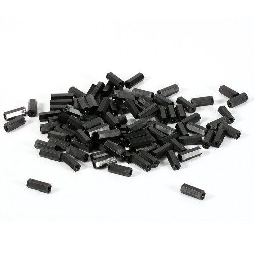 100x M2-M4 Kunststoff-Nylon-Sechskantabstandshalter