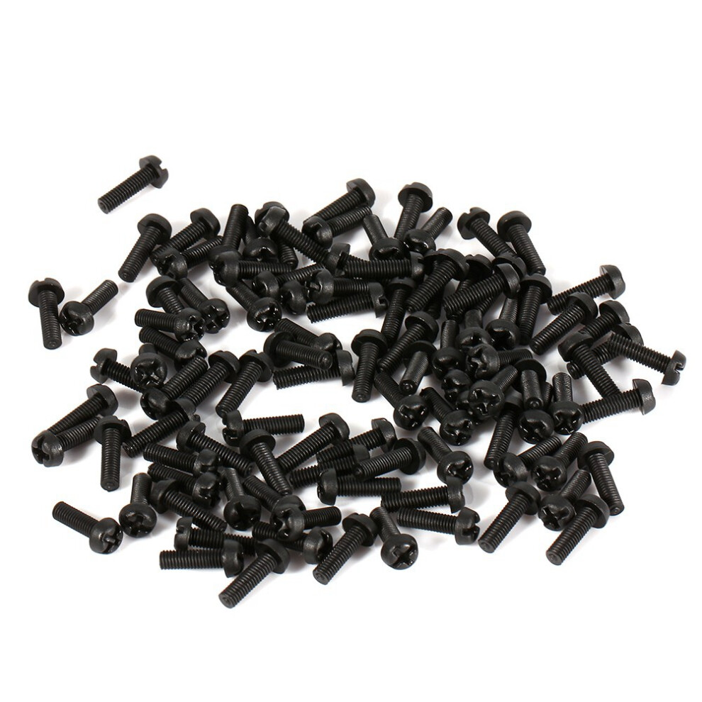 100Pcs M2 M3 M4 Plastic Nylon Hex Spacer Round Head Screw Nut 323163265476