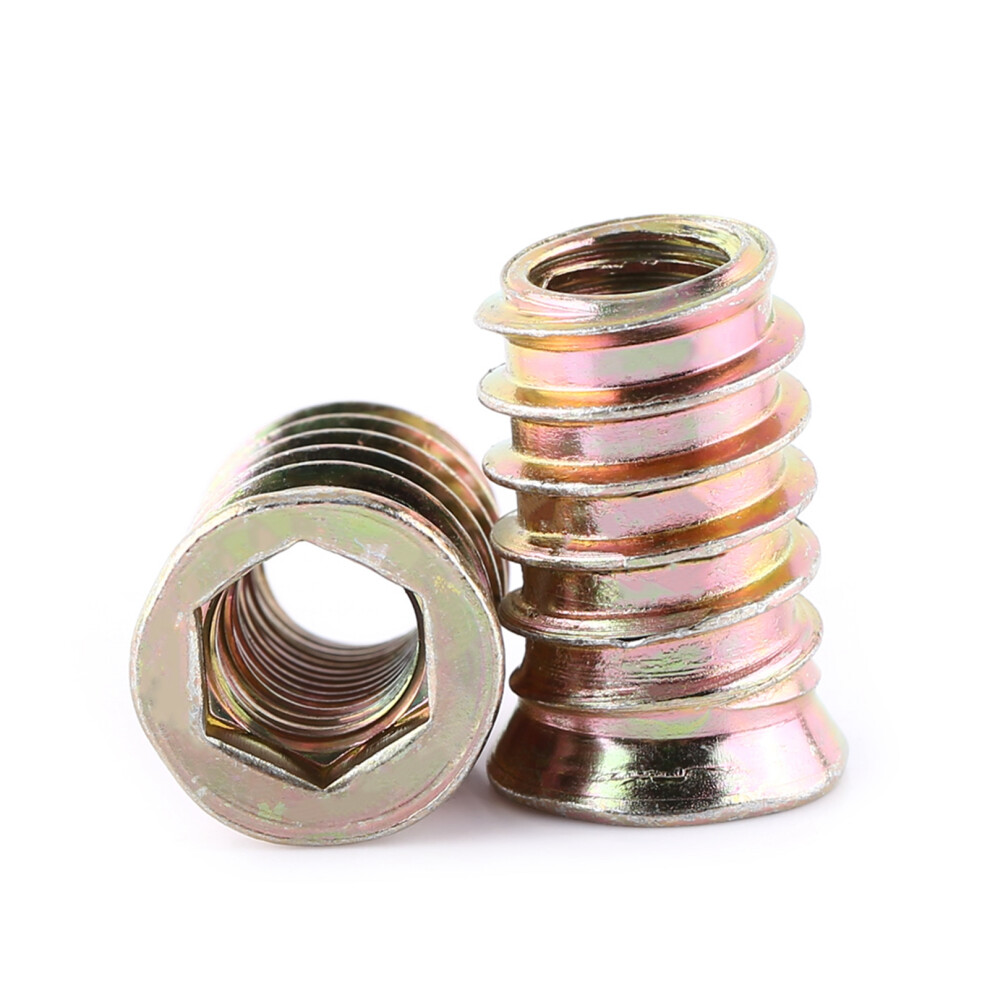 Carbon Steel Hex Socket Wood Insert Nut M10*25Mm 323163266015