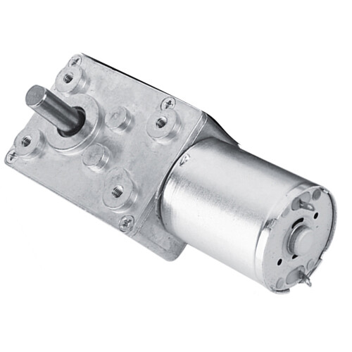 DC 12V 100RPM Reversible Worm Geared Motor 2