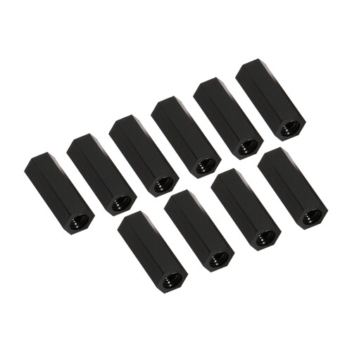 100x M2-M4 Kunststoff-Nylon-Sechskantabstandshalter 1
