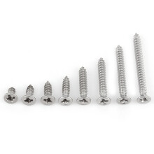 200 Stk M3 Edelstahl SS304 Senkschrauben Pan-Flat Truss Head