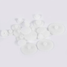 19pcs Plastic Gears Kit Motor Set for Robot Toy Car DIY Assembly