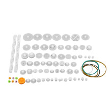 Plastikgetriebe-Riemen-Wurm-Kit 75 Teile
