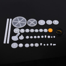 Plastikgetriebe-Riemen-Wurm-Kit Robot DIY 34 Teile