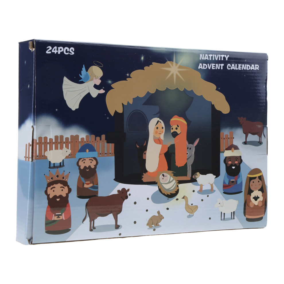 Creative Jesus Nativity Set Countdown Calendar for Kids, Resin-image-OPC-PMBXNWF-NEW