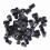 5mm LED 50x Nylon Black Clip Socket 5