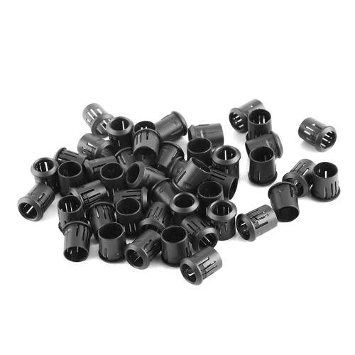 10mm LED 50x Nylon Black Clip Bezel Mount 1