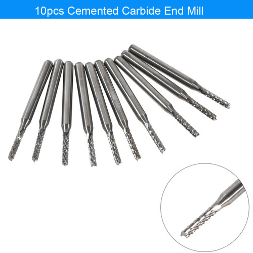 10x 2mm Hartmetall-Fräser für CNC-PCB 2