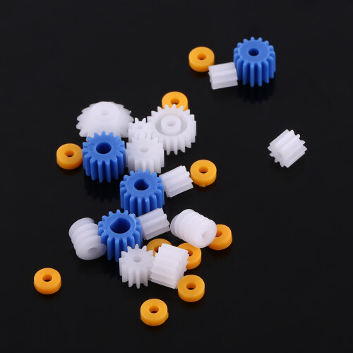26x Wurmgetriebe & Hülse 2-4mm für Modellauto 1