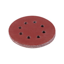 125mm Polierscheibe rot 8-Loch Körnung 150
