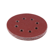 125mm Polierscheibe rot 8-Loch Körnung 100