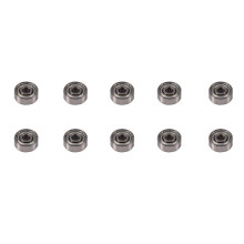10x 3x10x4mm Kohlenstoffchromstahl-Rillenkugellager 623ZZ
