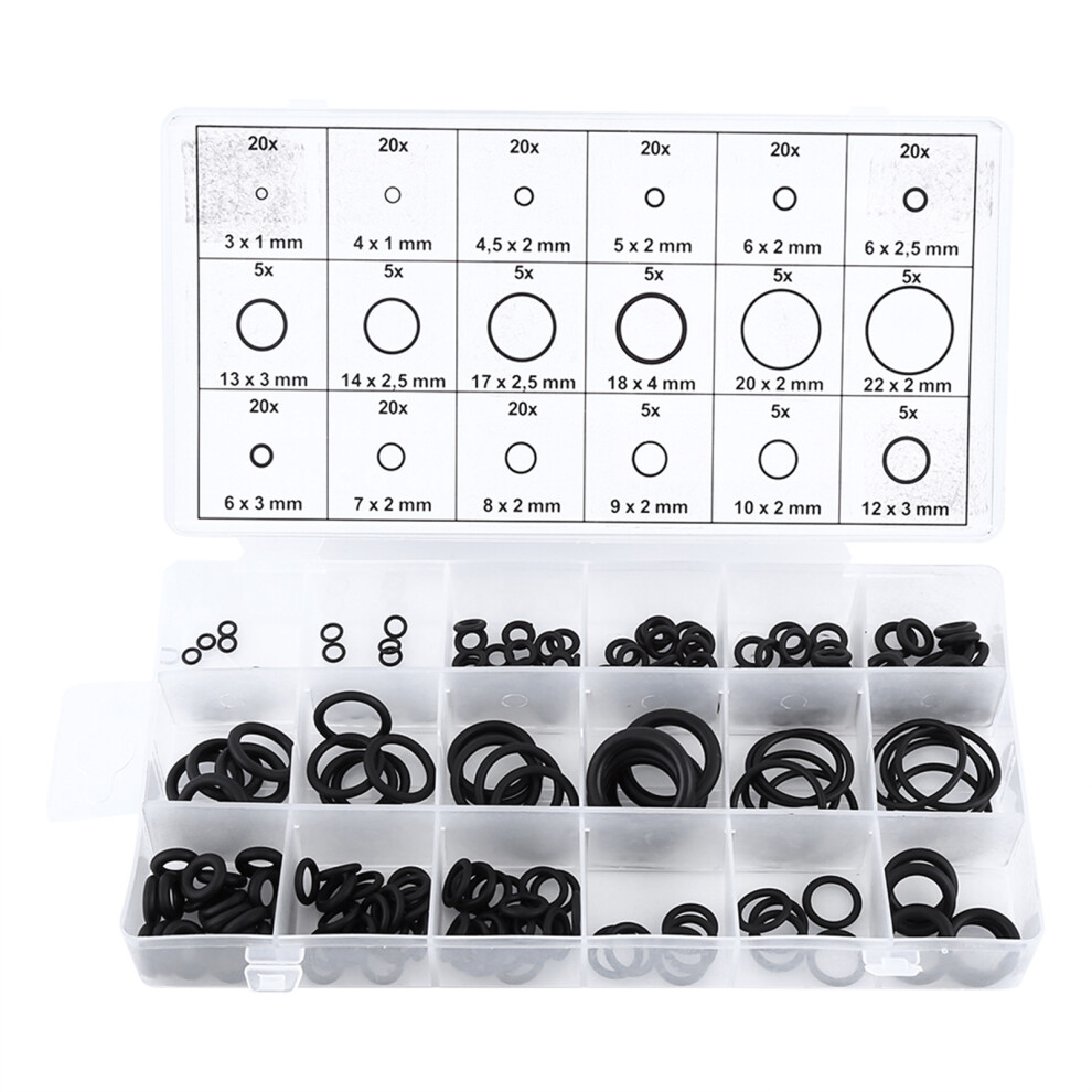 225Pcs Assorted Rubber O Ring Washer Seals Gasket Set For Car 323163268521