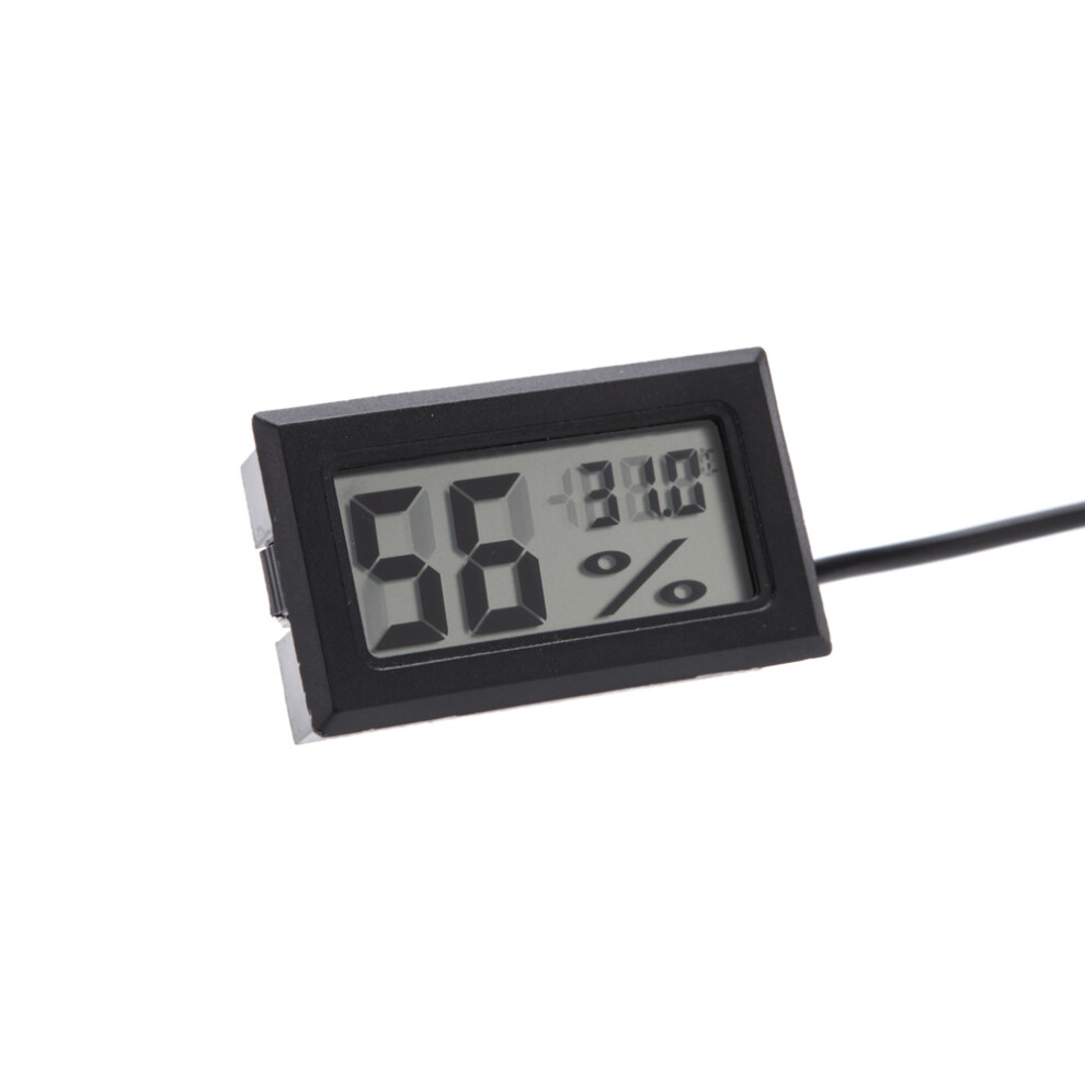 Mini LCD Digital Thermometer Hygrometer Temp Gauge