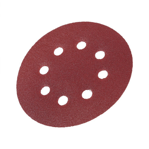 125mm Schleifscheibe rot 8-Loch Körnung 120 1