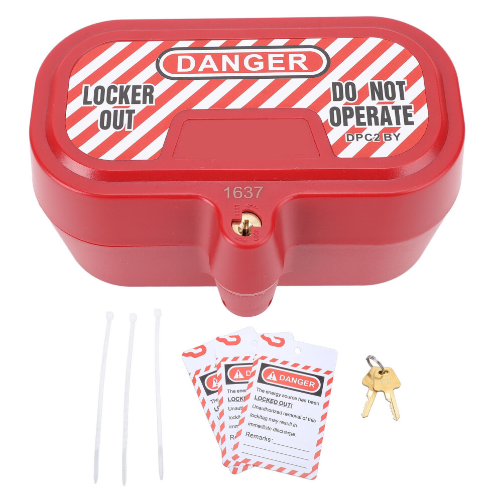Plug Lockout Box Self-Cylinder Pa And Abs Industrial Safety Lock 323163269955