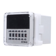 Zeitschaltrelais 0.1S-99H LED Digital 1NO 1NC Zyklus