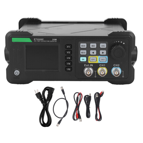 (US Plug 110-240V) Funktionsgenerator 2-Kanal 3,5" LCD 200Msa/S Arbitrary Waveform