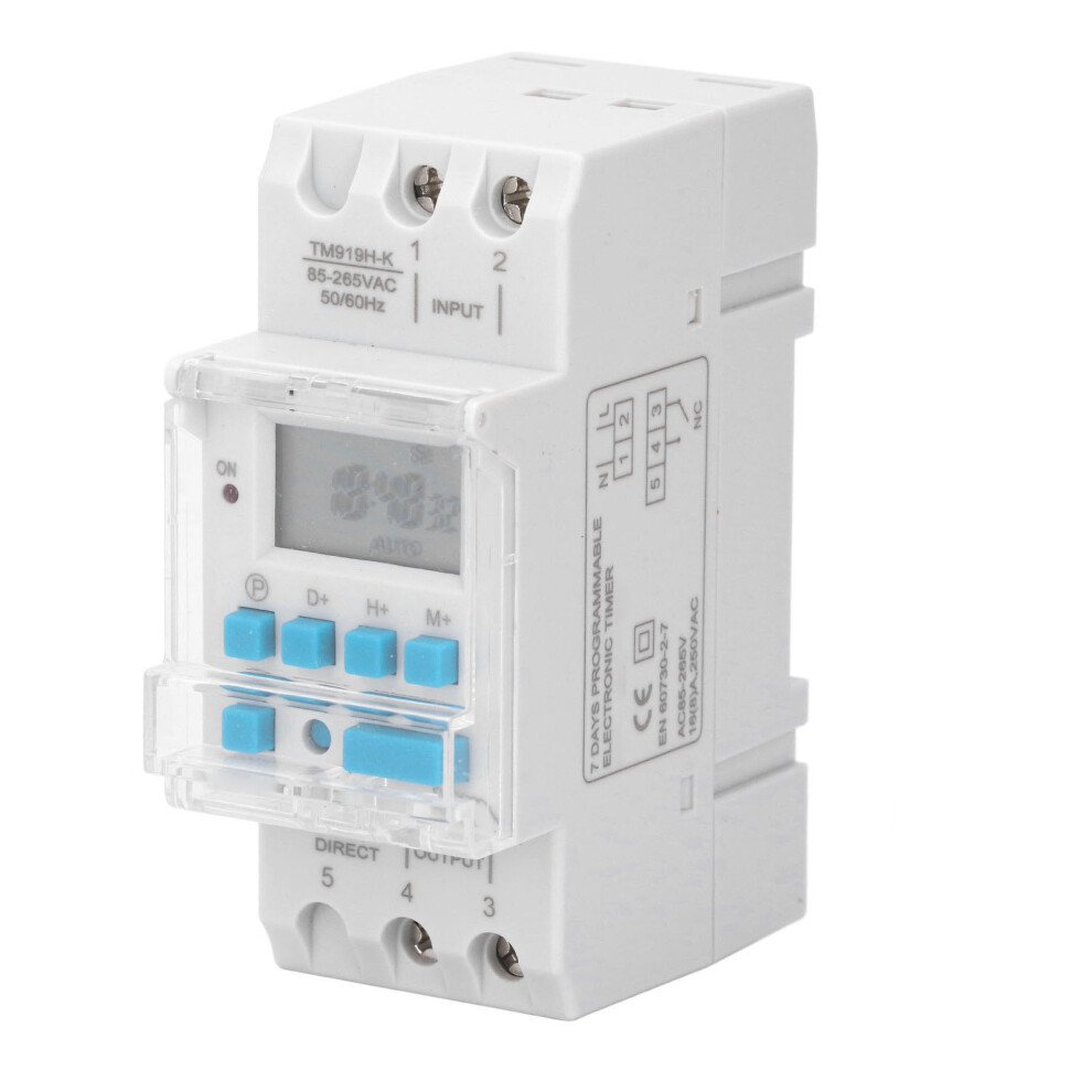 7D Programmable Timer Switch Lcd 24H 16A Tm919hk 323163270951
